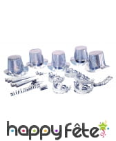 Kit de cotillons hologramme diamant, image 1