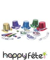 Kit de cotillons hologramme multicolore, image 1