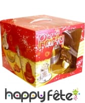 Kit de cotillons hologramme rouge bonne année, image 1