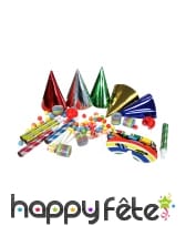 Kit de cotillons multicolores pour 5, image 1