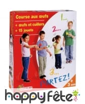 Kit de course aux oeufs avec jouets