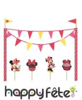 Kit de décoration Minnie café pour gâteau