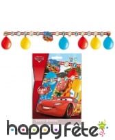 Kit de décorations Cars d'anniversaire