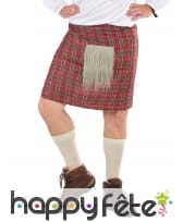 Kilt d'écossais avec fausse fourrure, image 1
