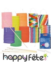 Kit de lampions tamisé cylindriques