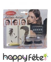 Kit de maquillage ange noir pour femme