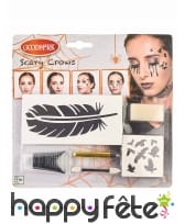 Kit de maquillage corbeau pour femme