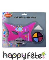 Kit de maquillage de héroine avec masque, fille