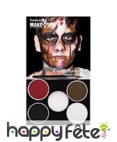 Kit de maquillage de zombie à l'eau