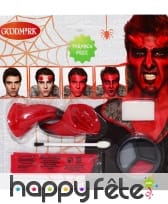 Kit de maquillage diable pour adulte, image 4
