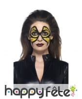 Kit de maquillage jaune au latex