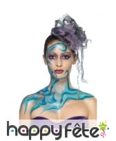 Kit de maquillage turquoise au latex