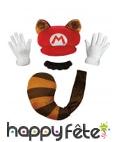 Kit de Mario Raccoon taille adulte