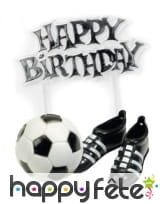 Kit décoratif pour gâteau thème football