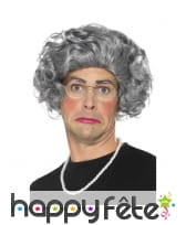 Kit grand mère et père perruques, accessoires, image 1
