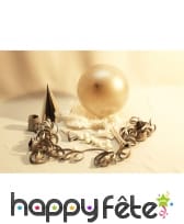 Kit individuel de cotillons argentés