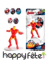 Kit Iron Man de d&eacute;corations de g&acirc;teaux, image 1