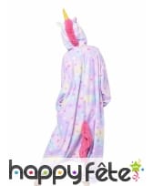 Kigurumi licorne coloris pastels pour adulte, image 1