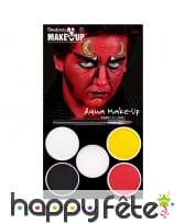 Kit maquillage de diable à l'eau