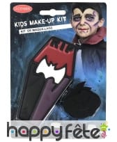Kit maquillage de vampire assoiffé pour enfant