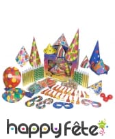 Kit multicolore de cotillons pour 20 personnes, image 1