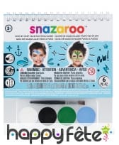 Kit maquillage garçon avec livret, Snazaroo