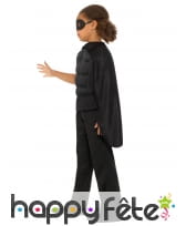 Kit noir de super héros rembourré pour enfant, image 1