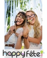 Kit photobooth doré pailletté, image 1