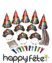 Kit pour fêter le Nouvel an pour 10 personnes
