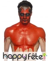 Kit pour maquillage de diable rouge au latex, image 4