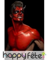 Kit pour maquillage de diable rouge au latex, image 6