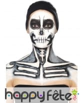 Kit pour maquillage de squelette au latex, image 4