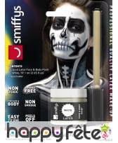 Kit pour maquillage de squelette au latex, image 6