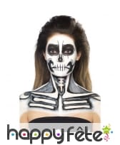 Kit pour maquillage de squelette au latex