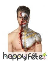 Kit pour maquillages métalliques. Doré et argenté, image 1