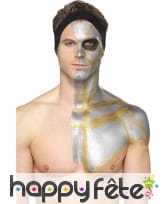 Kit pour maquillages métalliques. Doré et argenté, image 4