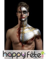 Kit pour maquillages métalliques. Doré et argenté, image 6