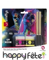 Kit pour maquillages néons, réagit aux UV, image 6