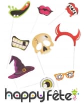 Kit photobooth pour soirée de Halloween