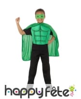 Kit vert de super héro pour enfant