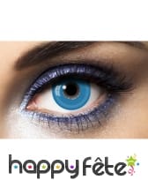 Lentilles bleu dégradé intégral