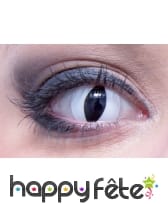 Lentilles blanches pupille de reptile, image 2