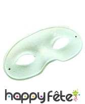 Loup blanc pour femme 17 x 8 cm (adulte)