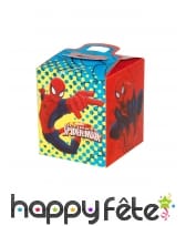 Lunch box Spiderman en carton carrée