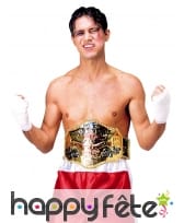 Large ceinture de champion de boxe