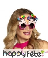 Lunettes cupcake Happy Birthday, image 1