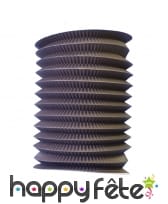 Lampion cylindrique marron chocolat