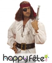 Large ceinture noire avec boucle dorée