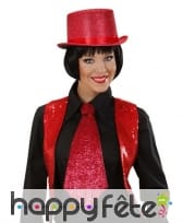 Large cravatte pailletée, image 1