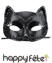 Loup chat recouvert de sequins, image 1